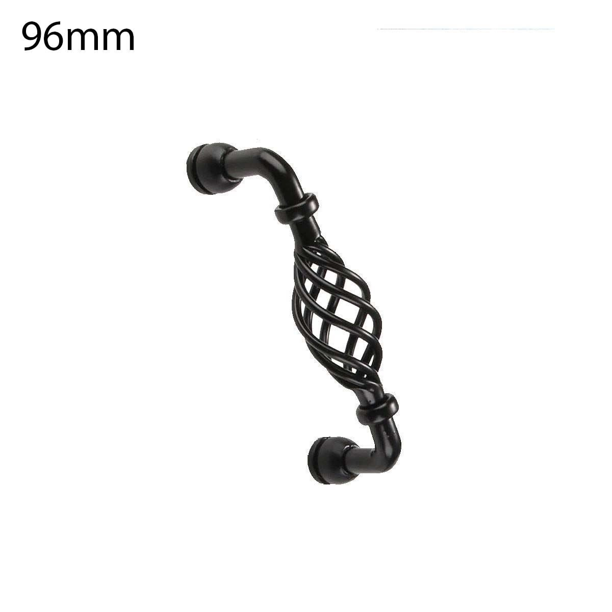 Modern Kitchen Cabinet - Drawer Pulls & Door Furniture Handles in Black ~1330