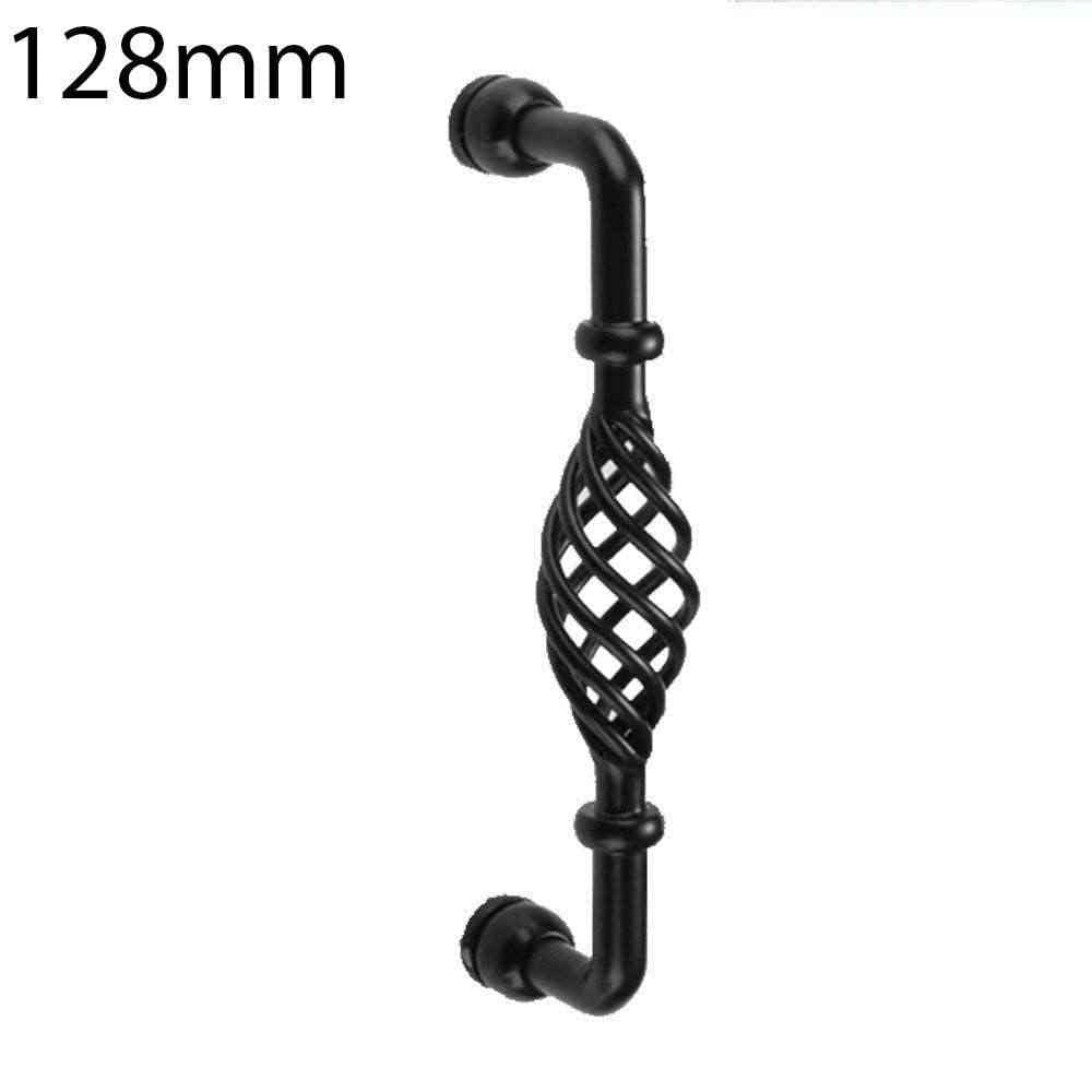 Modern Kitchen Cabinet - Drawer Pulls & Door Furniture Handles in Black ~1330