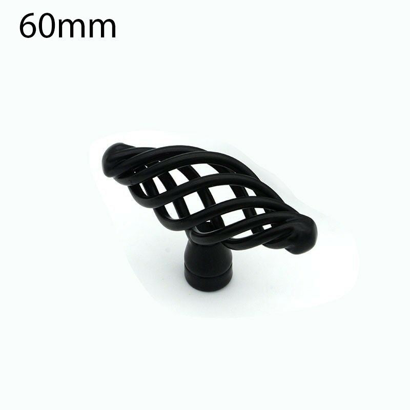 Modern Kitchen Cabinet - Drawer Pulls & Door Furniture Handles in Black ~1330