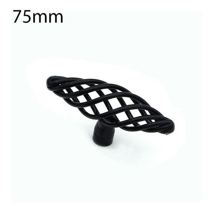 Modern Kitchen Cabinet - Drawer Pulls & Door Furniture Handles in Black ~1330