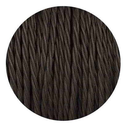 1M/5M/10M Black 2 Core Twisted Electric Fabric Cable~1769